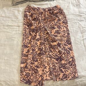 Zara tropical skirt (part of a matching set)